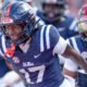Ole Miss Rebels wide receiver Winston Watkins after scoring against The Citadel