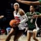 No. 15 Ole Miss senior Cotie McMahon drives the lane in a December game against Mississippi Valley State University. | Ole Miss Athletics