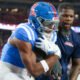 Ole Miss Rebels running back Logan Diggs at warmups before facing the Miami Hurricanes