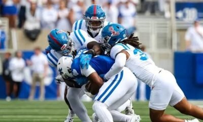 Ole Miss Football during the game against Kentucky at Kroger Field in Lexington, Ky. on September 6, 2025. | Ole Miss Athletics