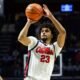 Ole Miss Men's Basketball during the game against Alcorn State at The SJB Pavilion at Ole Miss in Oxford, MS on December 29, 2025. | Photo by Hailey Austin/Ole Miss Athletics.