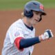 Ole Miss Rebels Daniel Pacella after hitting homer