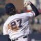 Ole Miss' Judd Utermark celebrates his game-tying home run Sunday against Missouri State. | Dylan Cohron/HottyToddy.com
