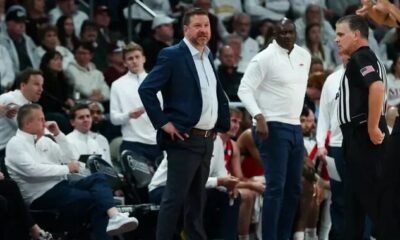 Ole Miss Men's Basketball during the game against Mississippi St. at Humphrey Coliseum in Starkville, Mississippi on January 17, 2026. | Ole Miss Athletics