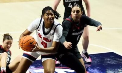 Ole Miss Women's Basketball during the game against Arkansas at The SJB Pavilion at Ole Miss in Oxford, MS on February 12, 2026. | Ole Miss Athletics