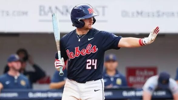 Ole Miss catcher Austin Fawley. | Ole Miss Athletics