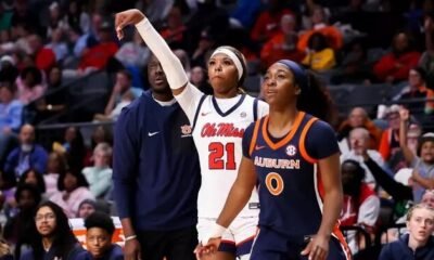 Ole Miss Women's Basketball during the game against Auburn at Legacy Arena in Birmingham, Alabama on February 2, 2026. | Ole Miss Athletics