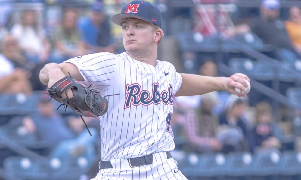 Ole Miss pitcher Will Libbert.
