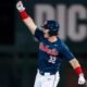 Ole Miss' Tristan Bissetta celebrates his grand slam home run Friday night against No. 2 Texas. | Ole Miss Athletics