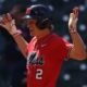 Ole Miss outfielder Brett Moseley reaches home plate after a home run Saturday against Ohio State. | Ole Miss Athletics