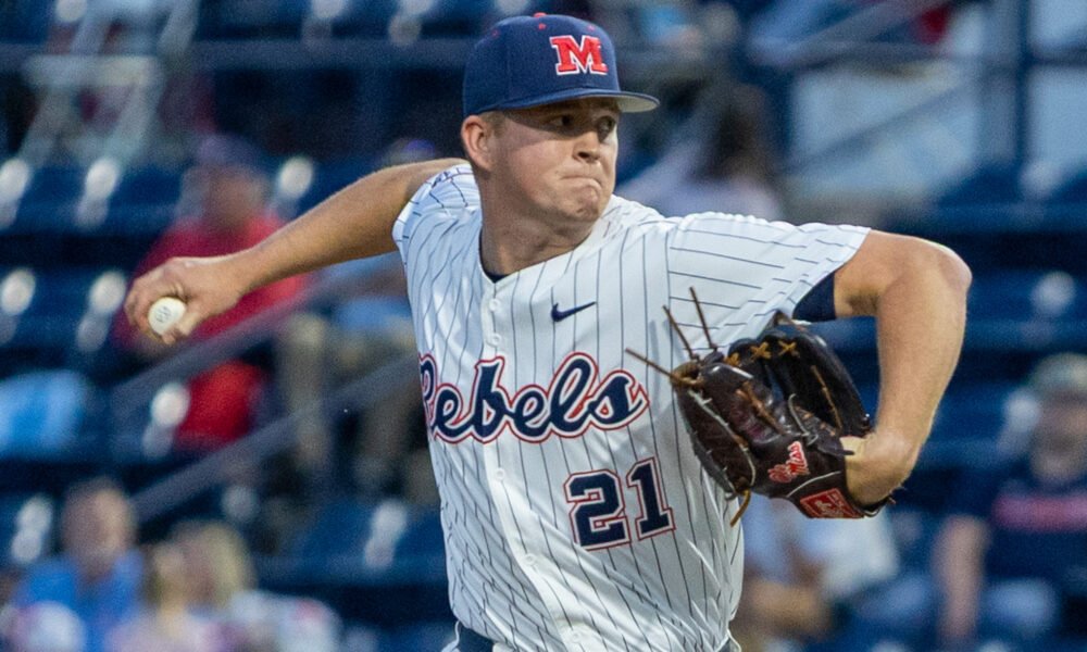 Ole Miss pitcher Owen Kelly