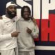Ole Miss wide receivers coach L'Damion Washington with Lausanne Collegiate WR Lawrence Britt. Lawrence Britt/X