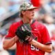 Ole Miss pitcher Taylor Rabe gave up just two runs against LSU in a SEC series game against LSU at Swayze Field in Oxford. | Ole Miss Athletics