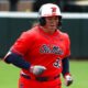 Ole Miss freshman Madi George rounds the bases after hitting her 18th home run of the season. | Ole Miss Athletics