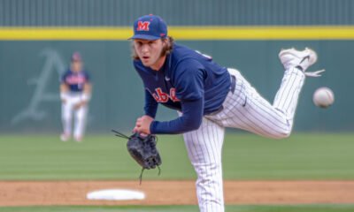 Hunter Elliott has been the Rebels' Friday night starter all season and don't expect that to change against Texas A&M. | Nilsen Roman-HottyToddy.com Images